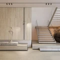 Керамогранит Kerama Marazzi ПРО ТРАВЕРТИН KM6012G0751R бежевый матовый обрезной 60x119,5см