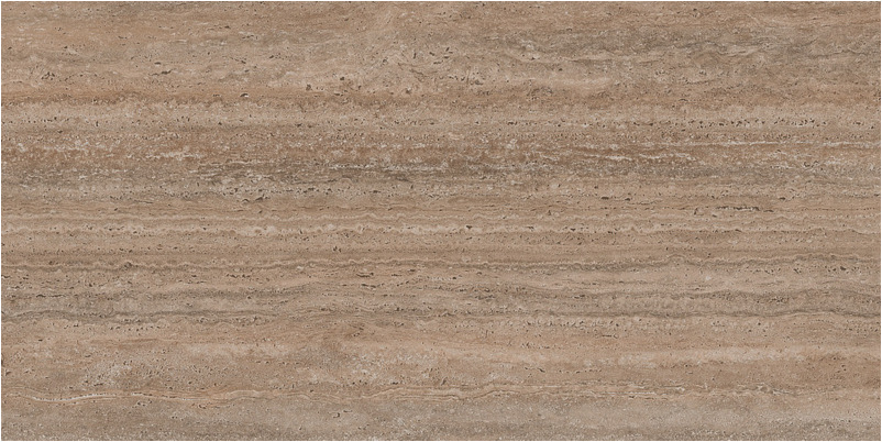 Керамогранит Kerama Marazzi ПРО ТРАВЕРТИН KM6012G0981R коричневый светлый матовый обрезной 60x119,5см