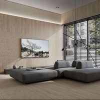 Керамическая плитка Kerama Marazzi ПРО ТРАВЕРТИН KM3090B0181R бежевый матовый обрезной 30x89,5см