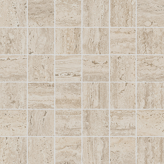 Керамогранит Kerama Marazzi ПРО ТРАВЕРТИН KMD2MSA008GR декор мозаичный бежевый светлый матовый обрезной 30х30см