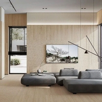 Керамогранит Kerama Marazzi ПРО ТРАВЕРТИН KMD2MSA019GR мозаичный коричневый светлый матовый обрезной 30х30см