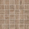 Керамогранит Kerama Marazzi ПРО ТРАВЕРТИН KMD2MSA019GR мозаичный коричневый светлый матовый обрезной 30х30см