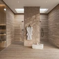 Декор Kerama Marazzi ПРО ТРАВЕРТИН KMD2MSM018BR мозаичный коричневый светлый матовый обрезной 34,5x37см