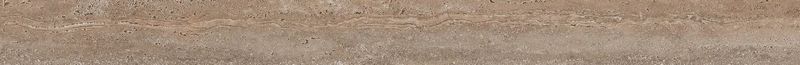 Керамогранит подступенок Kerama Marazzi ПРО ТРАВЕРТИН KM6012G0981RALT  коричневый светлый матовый обрезной 10,7х119,5см
