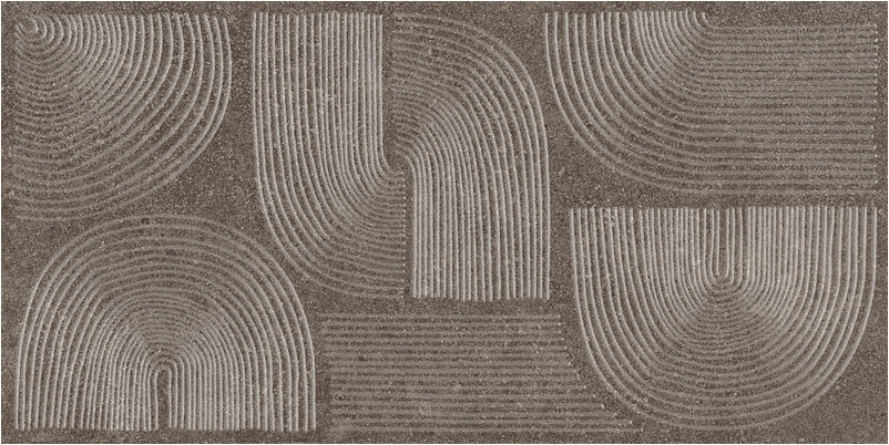 Декор Kerama Marazzi РУССИЛЬОН KMD3STA126BR коричневый тёмный матовый обрезной 30x60см