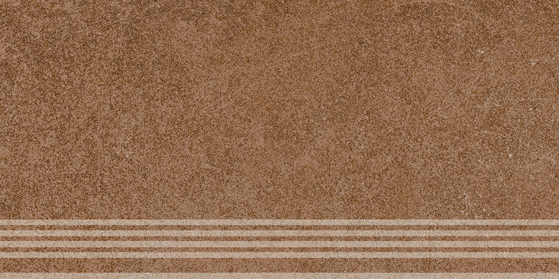 Ступень фронтальная Kerama Marazzi РУССИЛЬОН KM6060G0661RGRF коричневый матовый обрезной 30x60см