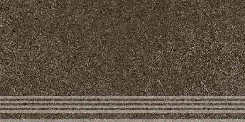 Ступень фронтальная Kerama Marazzi РУССИЛЬОН KM6060G0911RGRF коричневый тёмный матовый обрезной 30x60см