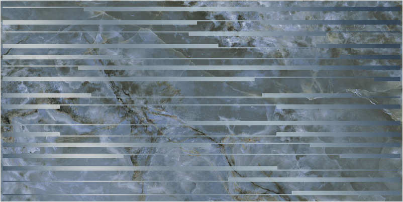 Декор Kerama Marazzi СЕН-ТРОПЕ KMD3STA106BR синий глянцевый обрезной 60x119,5см