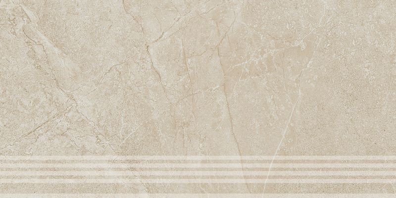 Ступень фронтальная Kerama Marazzi ЭСТЕРЕЛЬ KM6060G0481RGRF бежевый светлый матовый обрезной 30x60см