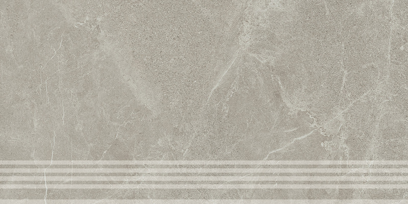 Ступень фронтальная Kerama Marazzi ЭСТЕРЕЛЬ KM6060G0501RGRF серый светлый матовый обрезной 30x60см