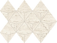 Керамогранитная мозаика Atlas Concorde MARVEL TRAVERTINE White Mosaico Origami 28х41,2см