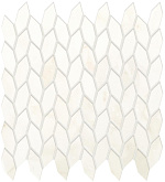 Керамическая мозаика Atlas Concorde MARVEL SHINE Calacatta Delicato Mosaico Twist Shiny 30,5х30,5см