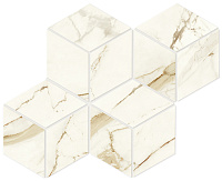 Керамогранитная мозаика Atlas Concorde MARVEL SHINE Calacatta Imperiale Mosaico Esagono Lapp 30,5х35,2см