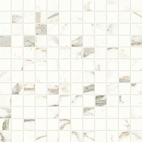 Керамогранитная мозаика Atlas Concorde MARVEL SHINE Calacatta Prestigio Mosaico Lapp 30х30см