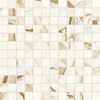 Керамогранитная мозаика Atlas Concorde MARVEL SHINE Calacatta Imperiale Mosaico Lapp 30х30см