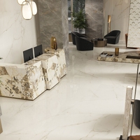Керамогранитная мозаика Atlas Concorde MARVEL X Calacatta Sublime Mosaico Chevron Lappato 19,2х46,3см