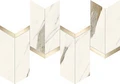 Керамогранитная мозаика Atlas Concorde MARVEL X Calacatta Sublime Mosaico Chevron Lappato 19,2х46,3см