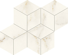 Керамогранитная мозаика Atlas Concorde MARVEL X Calacatta Apuano Mosaico Esagono Silk 30x35см