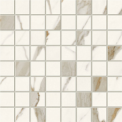 Керамогранитная мозаика Atlas Concorde MARVEL X Calacatta Sublime Mosaico Matt 30x30см