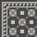 ANNANDALE Grey раскладка ковра из метлахской плитки Winckelmans