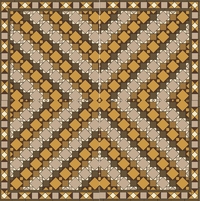 BALMORAL B1-1 раскладка из метлахской плитки Winckelmans