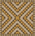 BALMORAL B1-1 раскладка из метлахской плитки Winckelmans