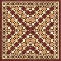 BALMORAL A1-1 раскладка ковра из метлахской плитки Winckelmans