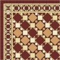 BALMORAL A1-1 раскладка ковра из метлахской плитки Winckelmans