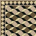 ART DECO A1-1 раскладка ковра из метлахской плитки Winckelmans