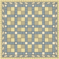 ARGSTI A1-1 раскладка ковра из метлахской плитки Winckelmans