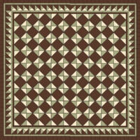 BIRMINGHAM A1-1 раскладка ковра из метлахская плитки Winckelmans
