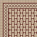 BIRMINGHAM B1-1 раскладка ковра из метлахской плитки Winckelmans