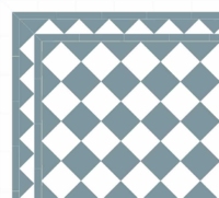 Метлахская квадратная плитка cx.15 BLUE BEU 15х15см Winckelmans