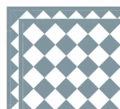 Метлахская квадратная плитка cx.15 BLUE BEU 15х15см Winckelmans