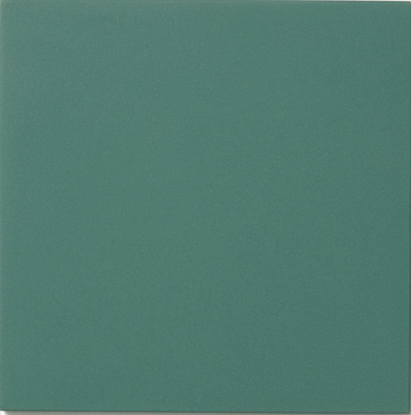 Метлахская квадратная плитка зеленая cx.15 DARK GREEN VEF 15х15см Winckelmans
