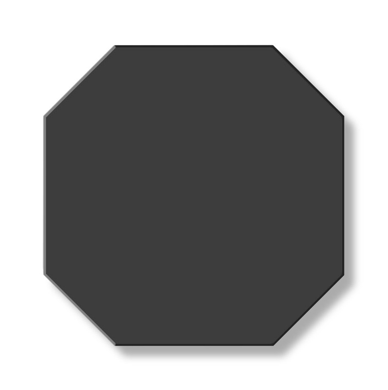 Метлахская восьмиугольная плитка oct.15 Black NOI 150OCNOI 15х15см Winckelmans
