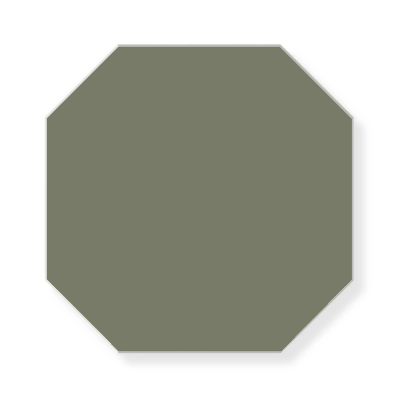 Метлахская восьмиугольная плитка oct.15 Green Australian VEA 15х15см Winckelmans