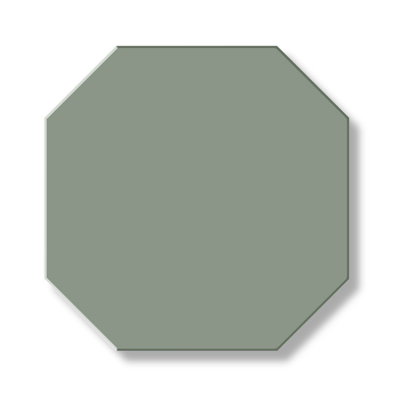 Метлахская восьмиугольная плитка oct.15 Pale Green VEP 15х15см Winckelmans
