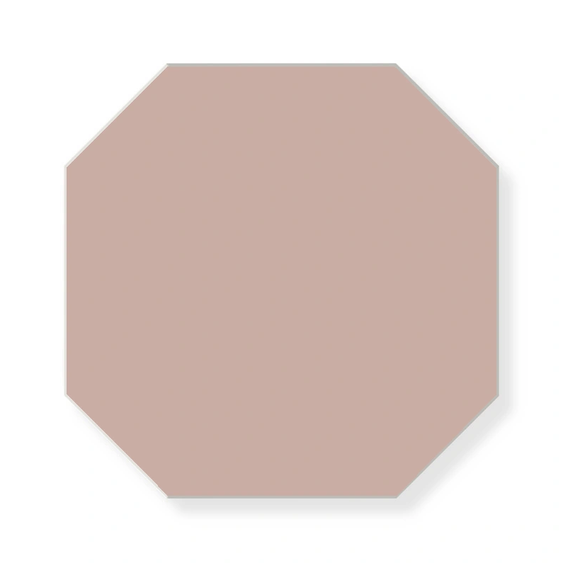 Метлахская восьмиугольная плитка oct.15 Pink RSU 15х15см Winckelmans