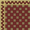 Метлахская восьмиугольная плитка oct.15 Red ROU 15х15см Winckelmans