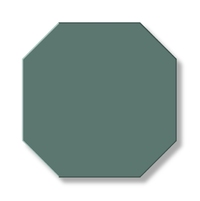 Метлахская восьмиугольная плитка oct.15 Dark Green VEF 15х15см Winckelmans