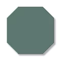Метлахская восьмиугольная плитка oct.15 Dark Green VEF 15х15см Winckelmans