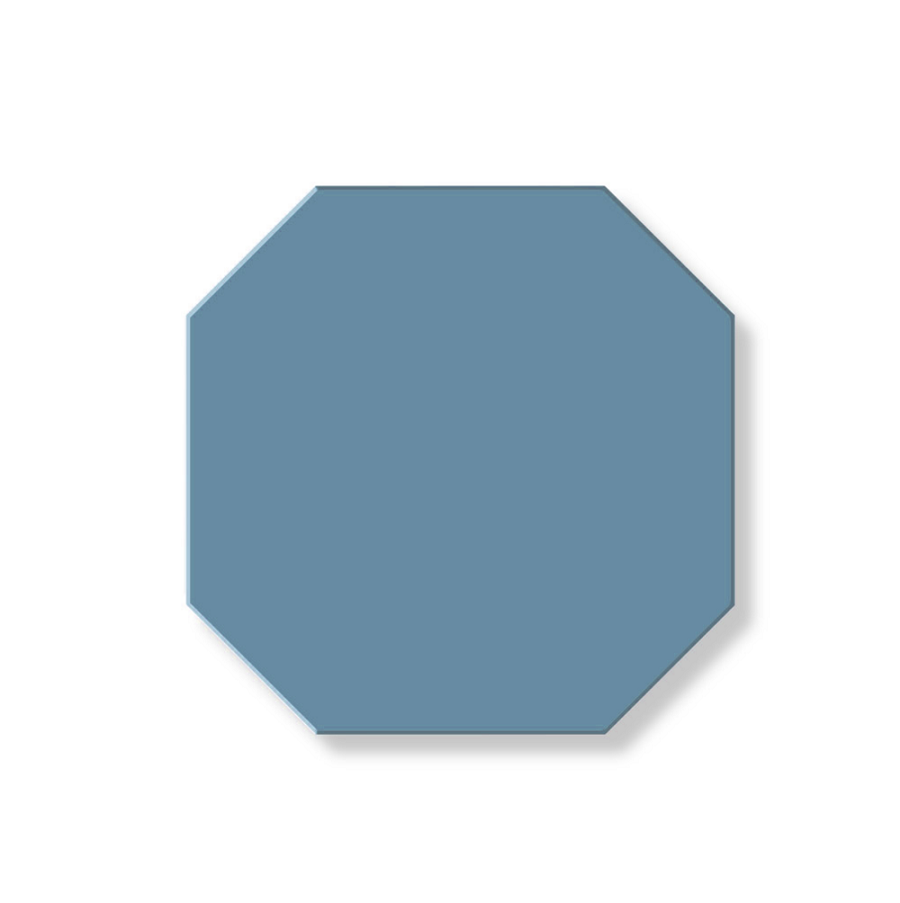Метлахская восьмиугольная плитка oct.10 Dark Blue BEF 10х10см Winckelmans