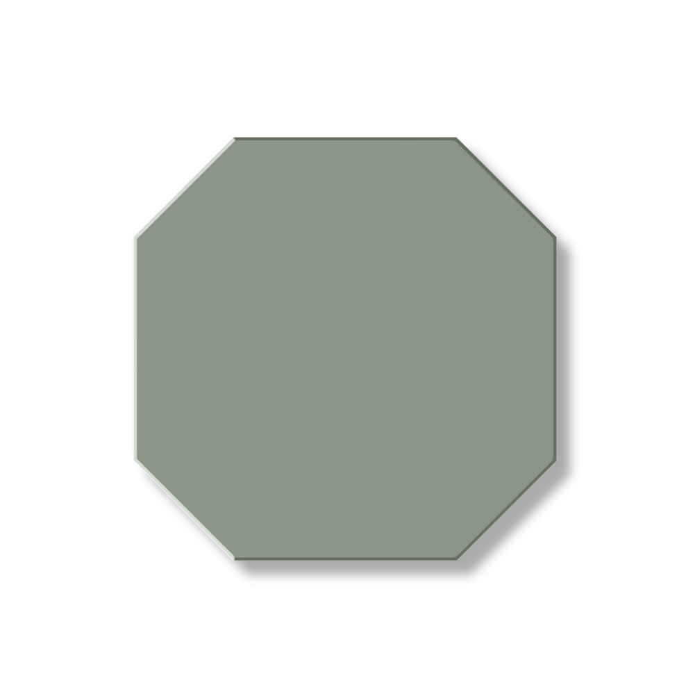 Метлахская восьмиугольная плитка oct.10 Pale Green VEP 10х10см Winckelmans
