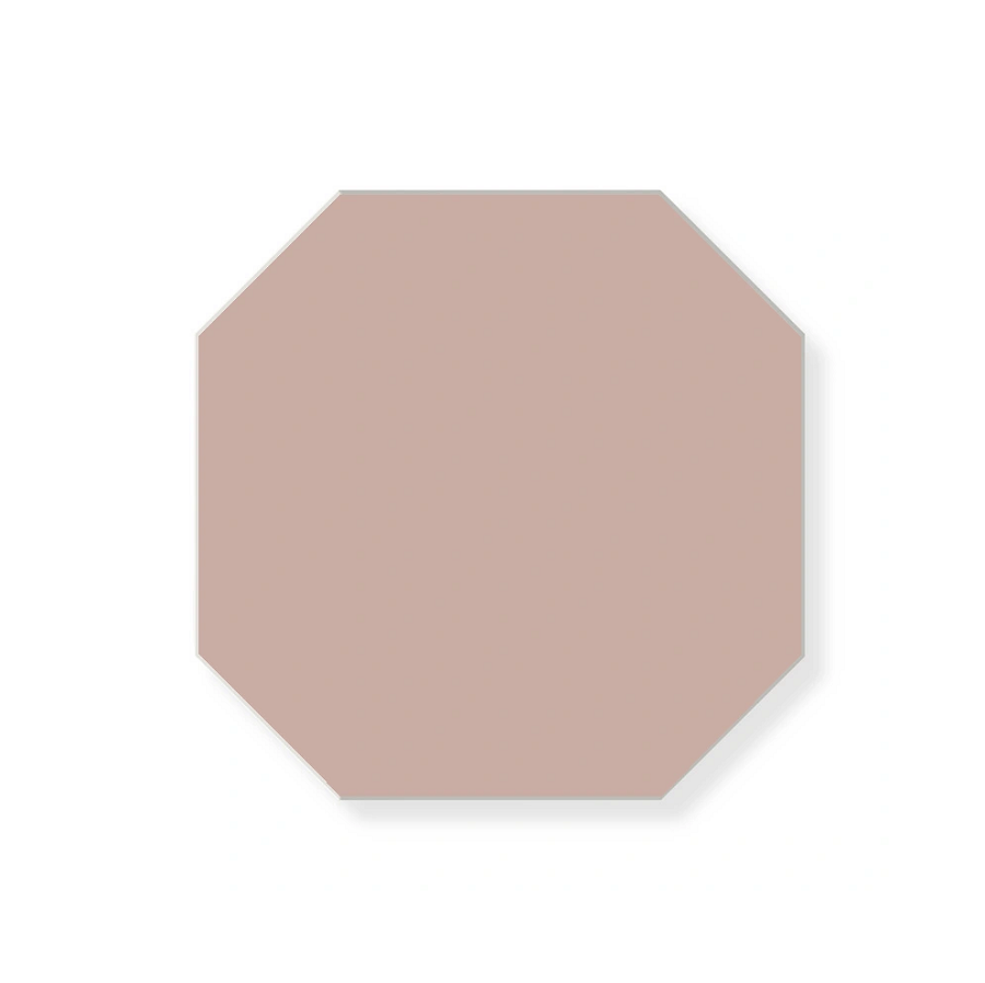 Метлахская восьмиугольная плитка oct.10 Pink RSU 10х10см Winckelmans