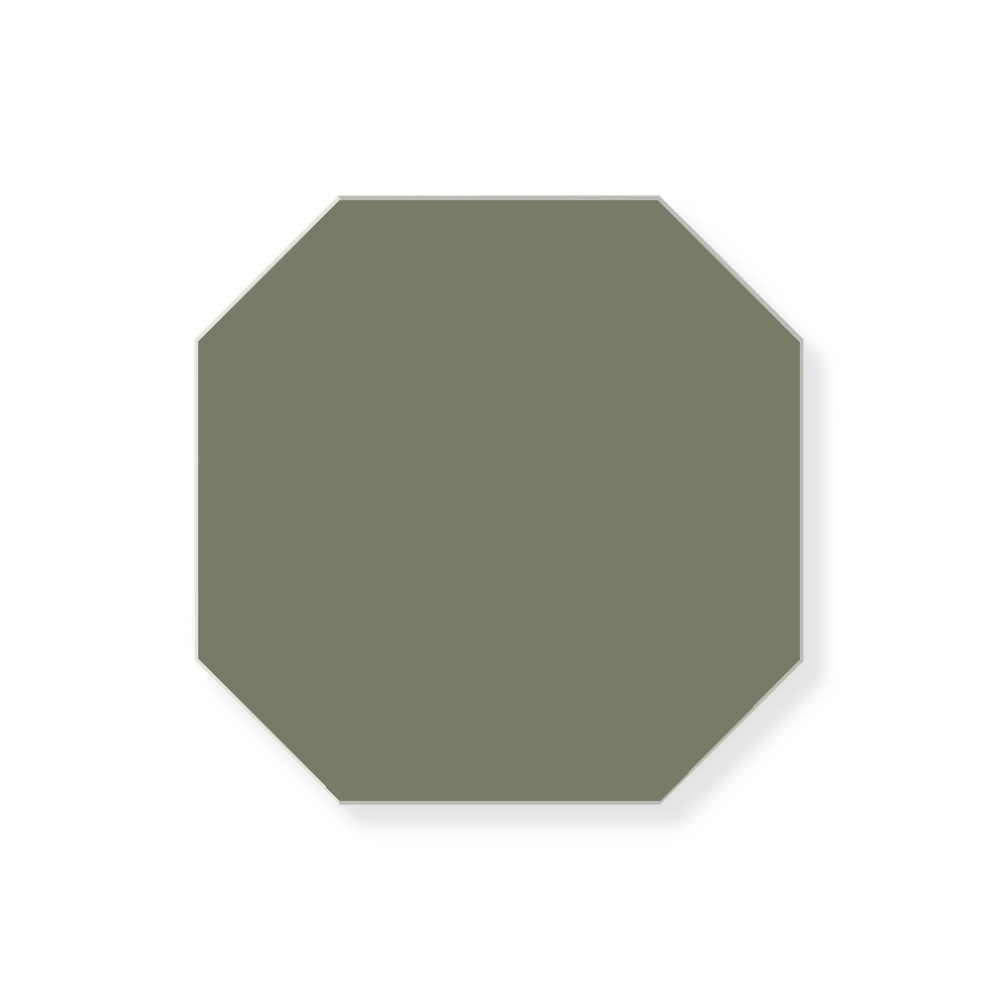 Метлахская восьмиугольная плитка oct.10 Green Australian VEA 10х10см Winckelmans
