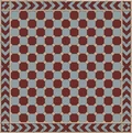 Метлахская восьмиугольная плитка oct.10 RED ROU 10х10см Winckelmans