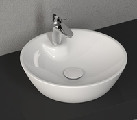 Раковина накладная ISVEA SystemaY 10SY65045SV-2L белая матовая диаметр 45см