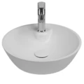 Раковина накладная ISVEA SystemaY 10SY65045SV-2L белая матовая диаметр 45см