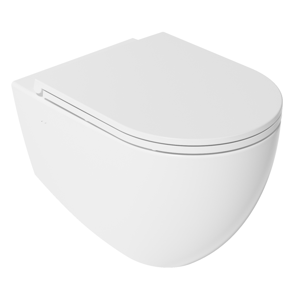 Унитаз подвесной с сидением ISVEA Infinity 10NF02001SV-2L White матовый белый 365x530мм